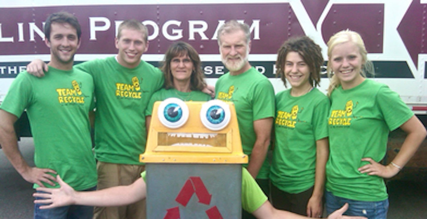 Team Recycle And Suzanne Can At The University Of Minnesota T-Shirt Photo