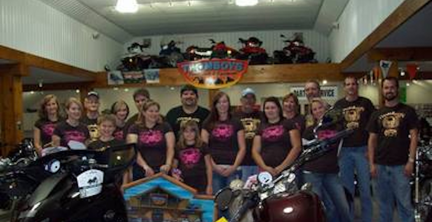 Picture of Thomboys Powersports Crew Custom T-Shirt Design Thomboys Powersports Crew T-Shirt Photo