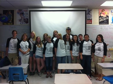 Ap Block T Shirts W/ Teachers! T-Shirt Photo
