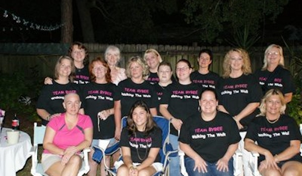 Picture of Supporting Dawn In Her Walk! Custom T-Shirt Design Supporting Dawn In Her Walk! T-Shirt Photo