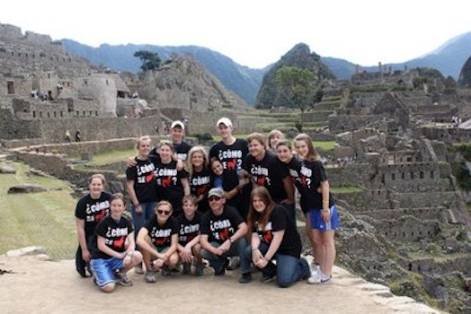 Mhs Ib Spanish At Machu Picchu! T-Shirt Photo