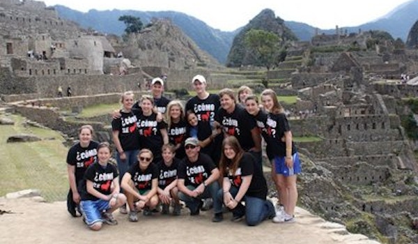 Picture of Mhs Ib Spanish At Machu Picchu! Custom T-Shirt Design Mhs Ib Spanish At Machu Picchu! T-Shirt Photo