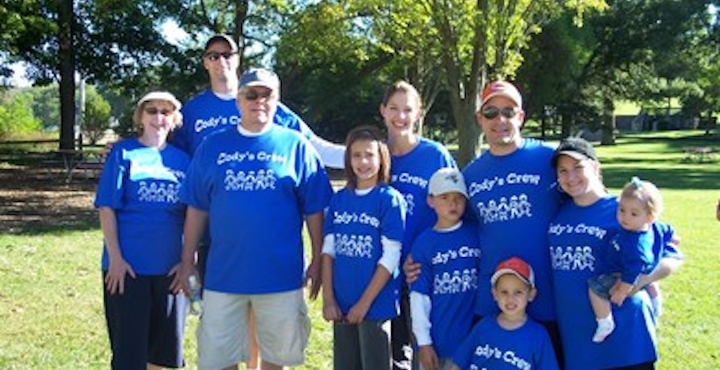 Cody's Crew  The Family Walk For Day One Network T-Shirt Photo