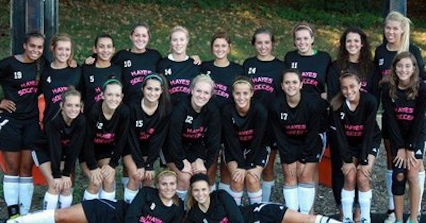 Soccer Team Supporting Cancer T-Shirt Photo