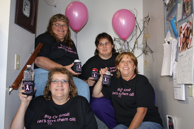 Doniphan County Home Health Raises A Koozie To Breast Cancer T-Shirt Photo