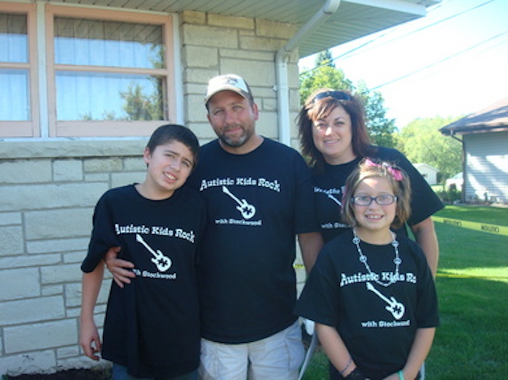 Everyday They Wear An Autism Ribbon For Zachary, Their Son,  T-Shirt Photo