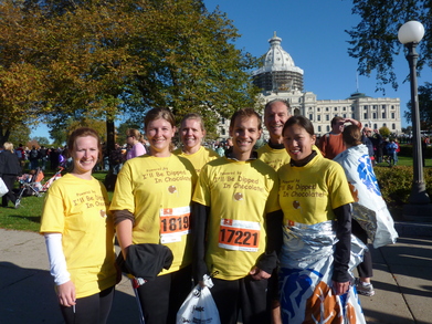 Powered By "I'll Be Dipped In Chocolate" T-Shirt Photo