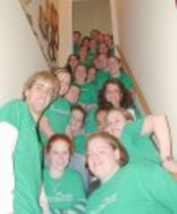 New Sl Exec Board Leaders:  22 People On Stairs! T-Shirt Photo