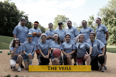 Wedding Kickball Face Off T-Shirt Photo