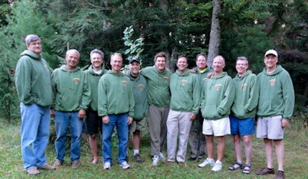 High School Guys Weekend In The Woods T-Shirt Photo