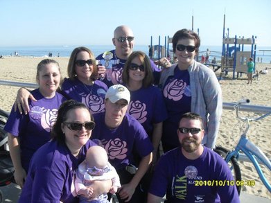 Team Rose   Memory Walk 2010 T-Shirt Photo