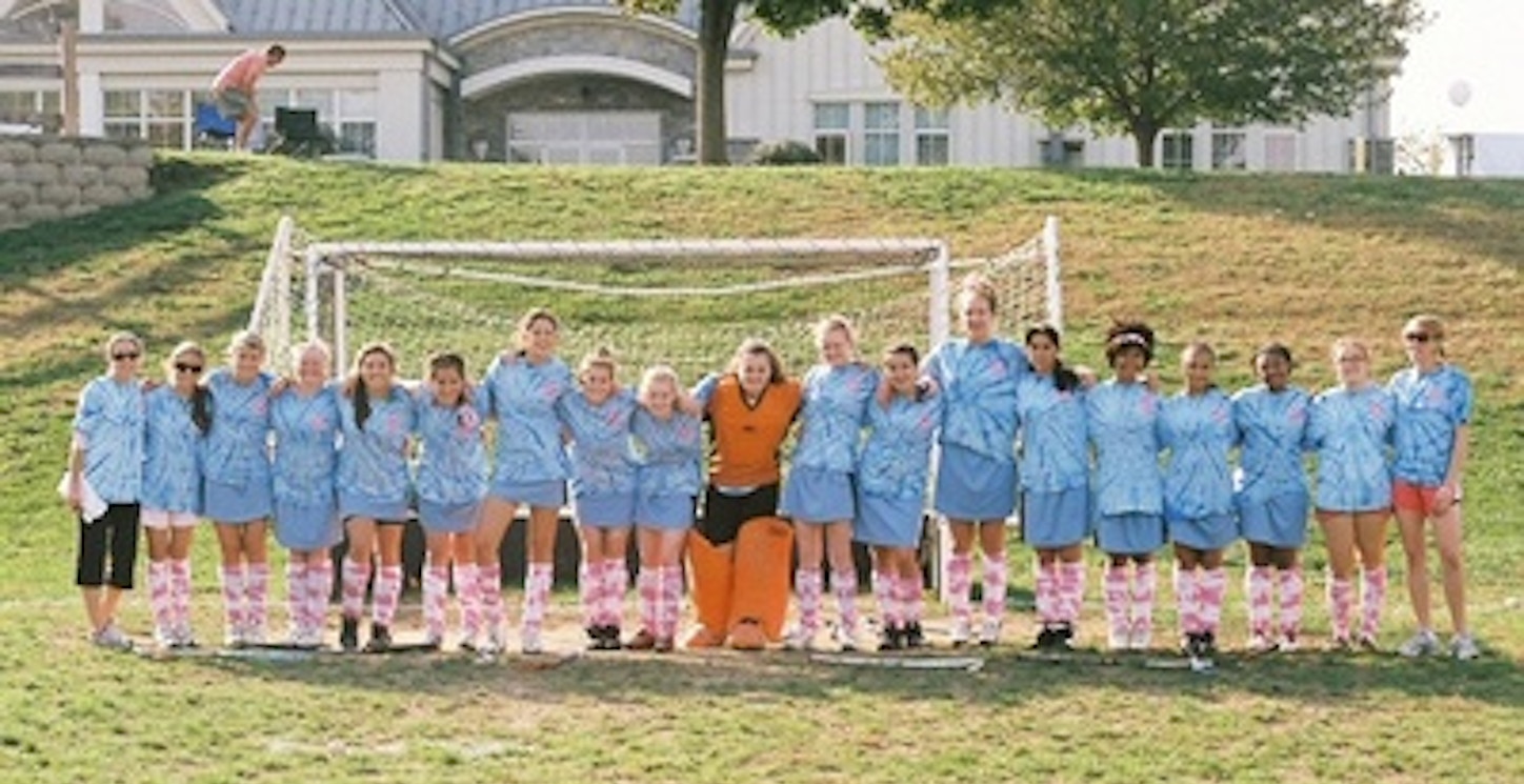 St. Timothy's School Field Hockey Team Plays 4 The Cure T-Shirt Photo