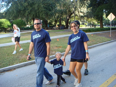 Brown's At Step Up For Down Syndrome T-Shirt Photo