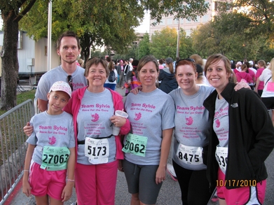 Team Sylvie   Race For The Cure 2010 T-Shirt Photo
