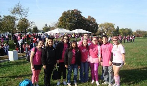 Au's Colleges Against Cancer At Making Strides!! T-Shirt Photo