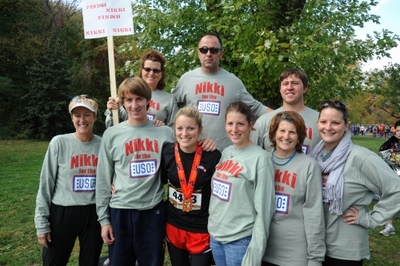 Nikki At The 2010 Marine Corp Marathon T-Shirt Photo
