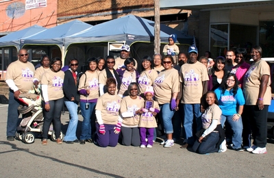 A Family That Walked For A Cause. T-Shirt Photo