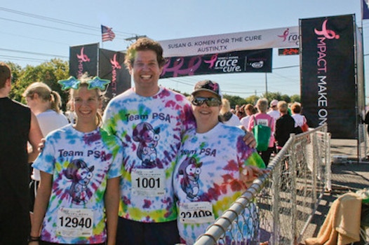 Team Psa At Race For The Cure T-Shirt Photo