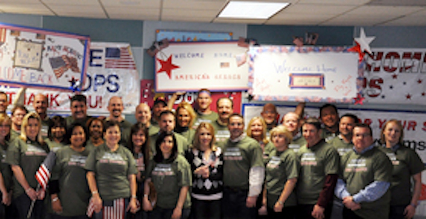 Pepsi Co Supports Our Troops!  Welcome Home! T-Shirt Photo