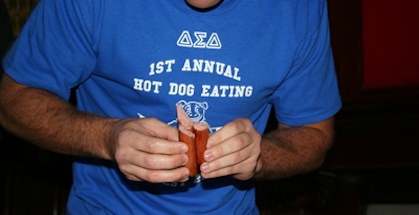 Delta Sigma Delta's 1st Annual Hot Dog Eating Contest T-Shirt Photo