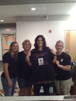 Lisa Prat, Winner Of 2009 Operation Rising Star Is Proud! T-Shirt Photo