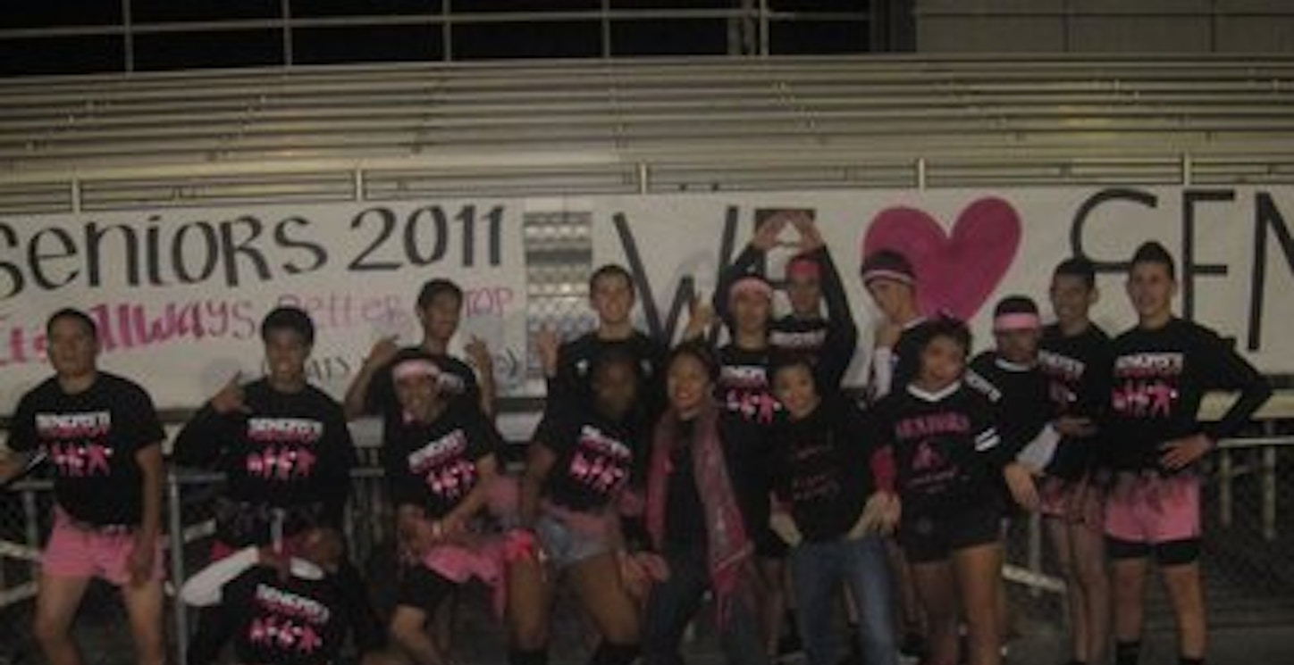 Bear Creek 2011 Senior Powderpuff Cheerleaders!!!  T-Shirt Photo
