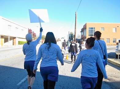 Daksha's Derriere's Walking With A Purpose T-Shirt Photo