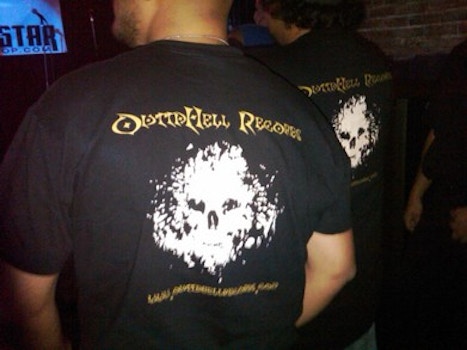 Outta Hell Records Live @Onyx Nightclub T-Shirt Photo