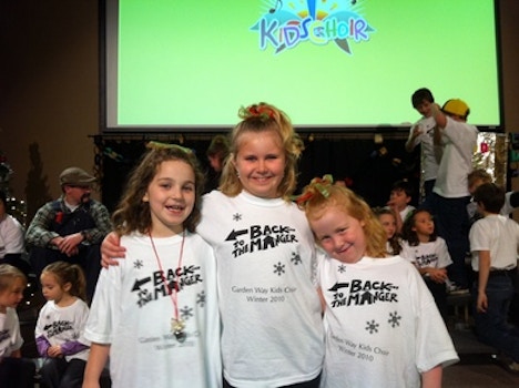 Kids Choir Girls T-Shirt Photo