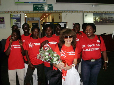 Christmas Day In Livingstone Zambia   Wendy & Street Orphans T-Shirt Photo