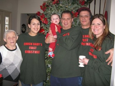 Chuck Baby's First Christmas T-Shirt Photo