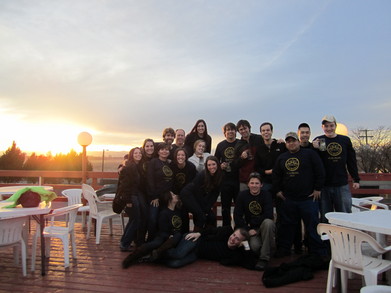 Colorado Sunset On The Aurora Pub Crawl T-Shirt Photo