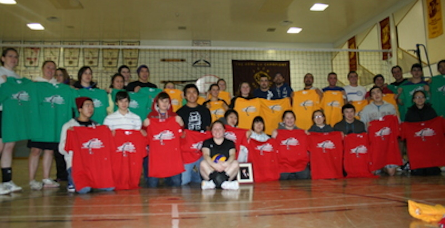 Winners At Our Annual Volleyball Tournament T-Shirt Photo