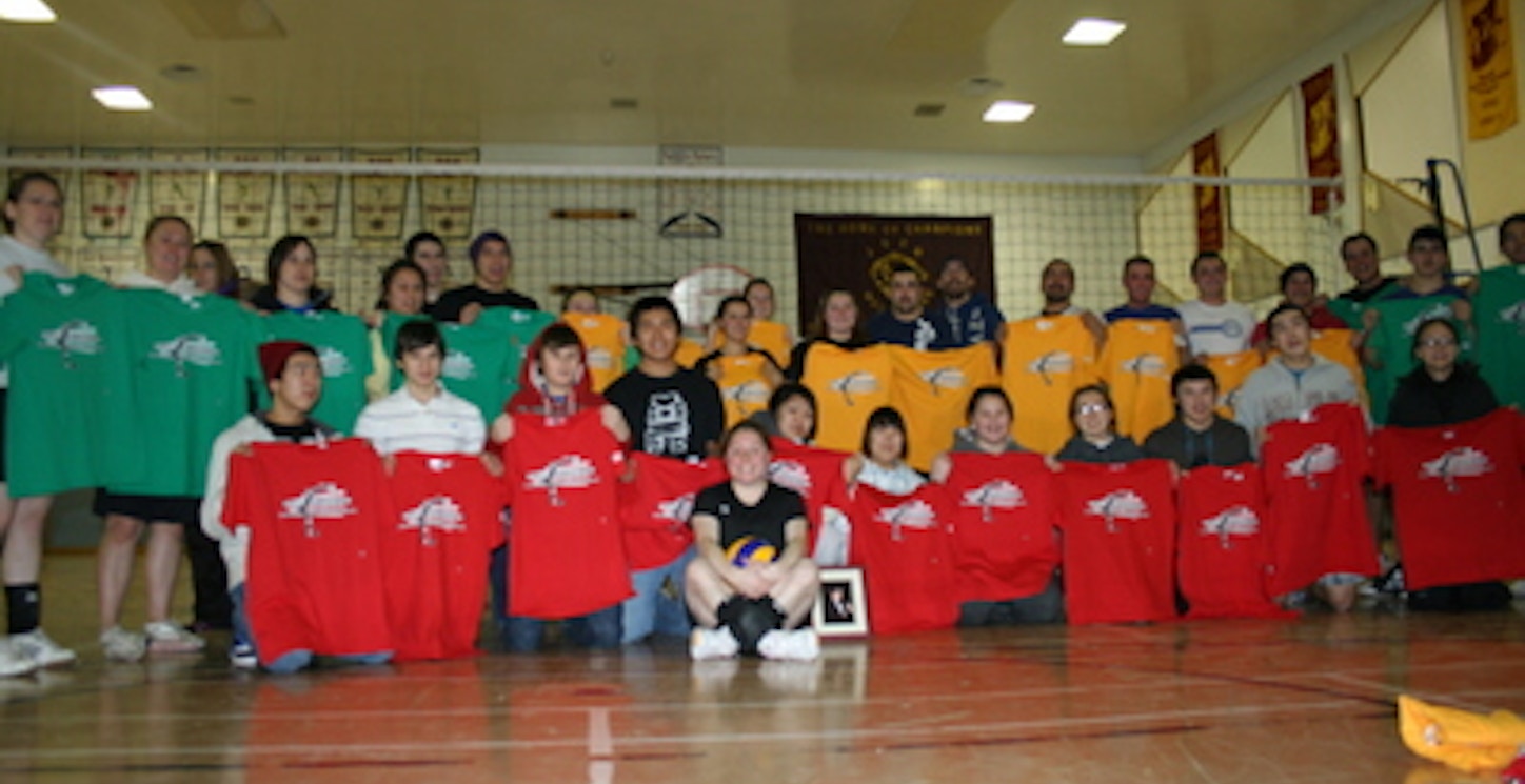 Picture of Winners At Our Annual Volleyball Tournament Custom T-Shirt Design Winners At Our Annual Volleyball Tournament T-Shirt Photo