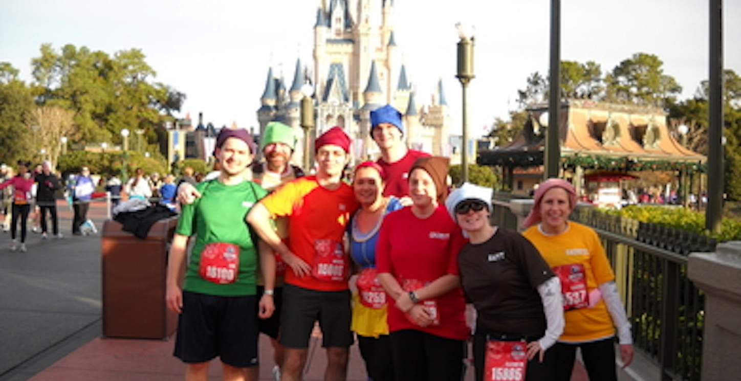 Snow White And The 7 Dwarfs Run The Disney 2011 Marathon T-Shirt Photo