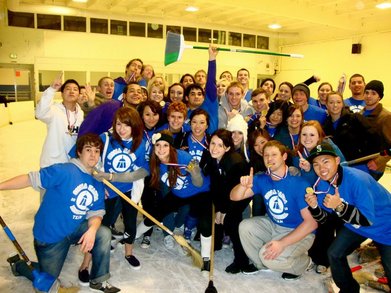 Broomball T-Shirt Photo