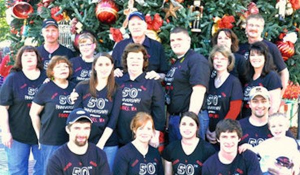 Picture of 50th Wedding Anniversary Celebration Custom T-Shirt Design 50th Wedding Anniversary Celebration T-Shirt Photo