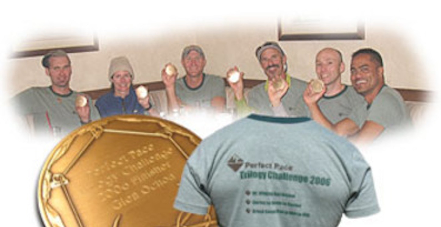 Picture of Perfect Pace Trilogy Challenge 2006 Custom T-Shirt Design Perfect Pace Trilogy Challenge 2006 T-Shirt Photo