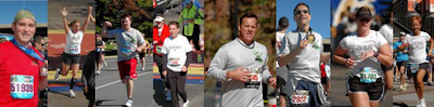 Franks Wine.Com Marathon Team Kicks Butt At Baltimore 26.2! T-Shirt Photo