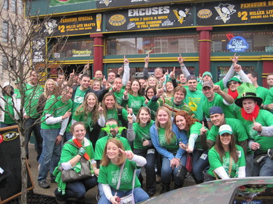 9th Annual Shamrocked On The Southside Bar Crawl T-Shirt Photo