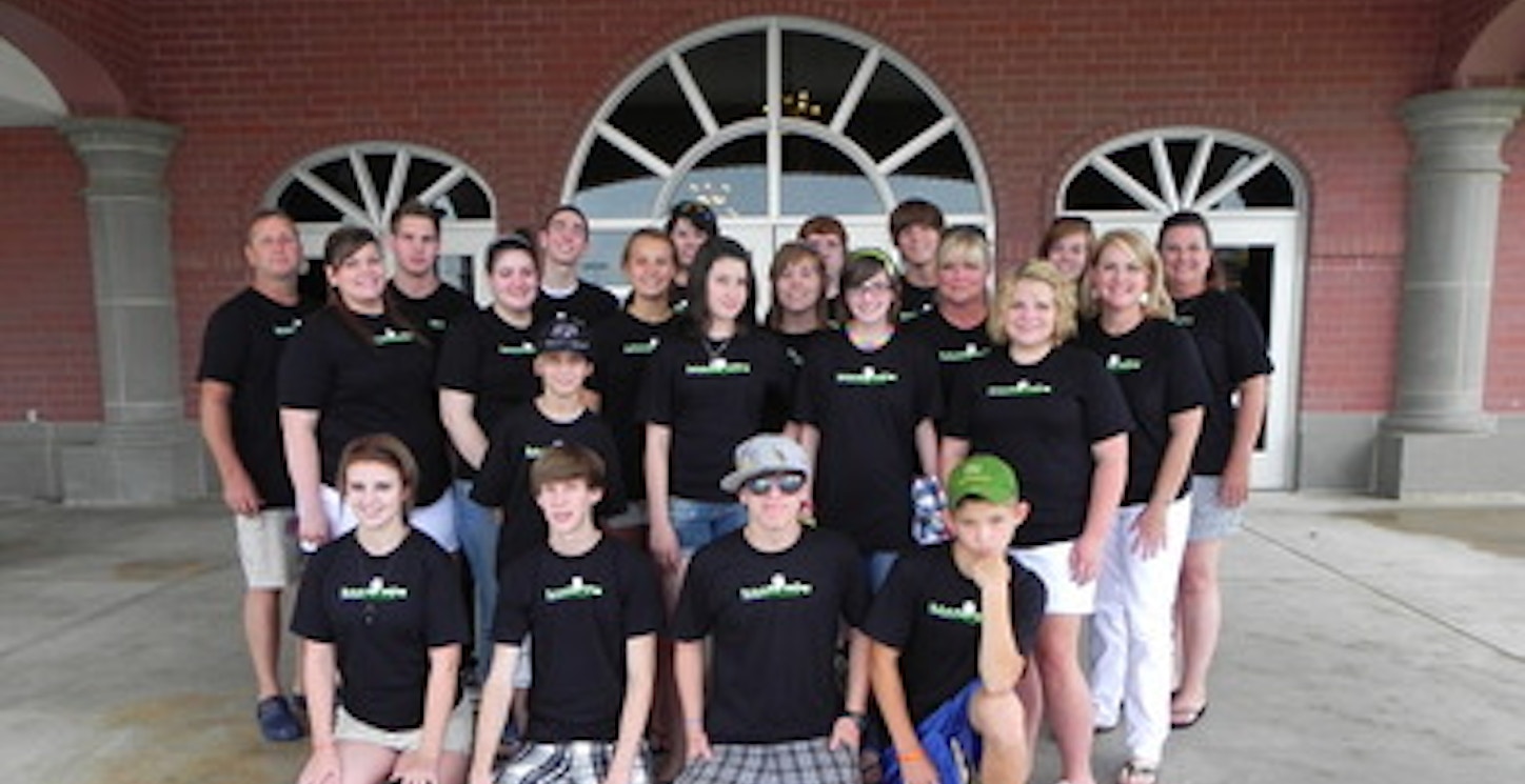 Illuminate Youth Group At Summer Youth Camp T-Shirt Photo