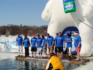 Polar Bear Plunge For Special Olympics T-Shirt Photo