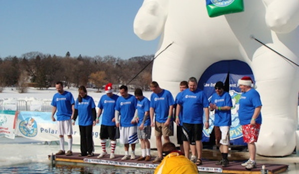 Polar Bear Plunge For Special Olympics T-Shirt Photo
