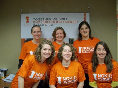 Running To End Childhood Hunger! T-Shirt Photo