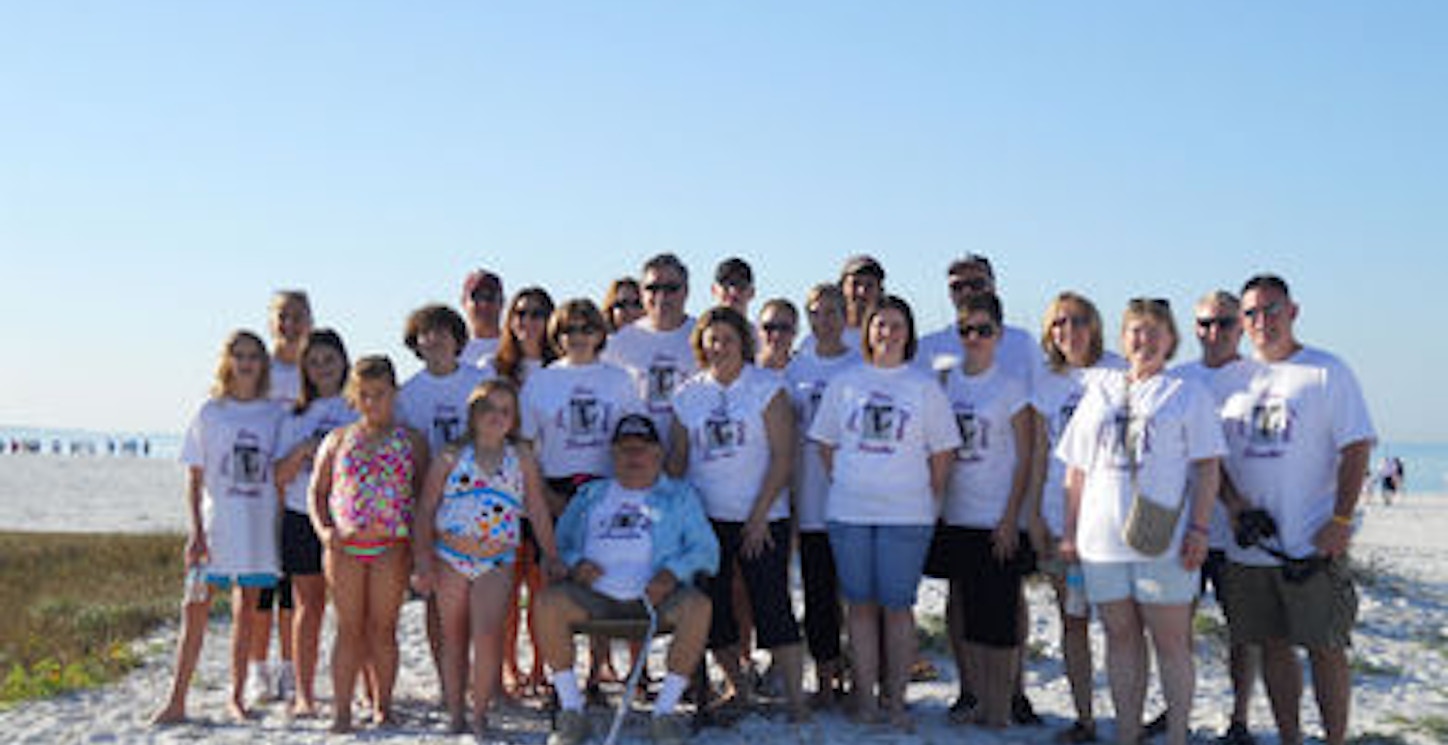 Emily's Team   Cystic Fibrosis Walk At Siesta Key Beach, Fl T-Shirt Photo