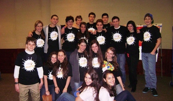 Youth Group Volunteering At Purim Carnival T-Shirt Photo