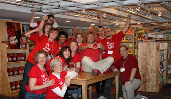 Picture of Sammy Hagar At Left Bank Books Custom T-Shirt Design Sammy Hagar At Left Bank Books T-Shirt Photo