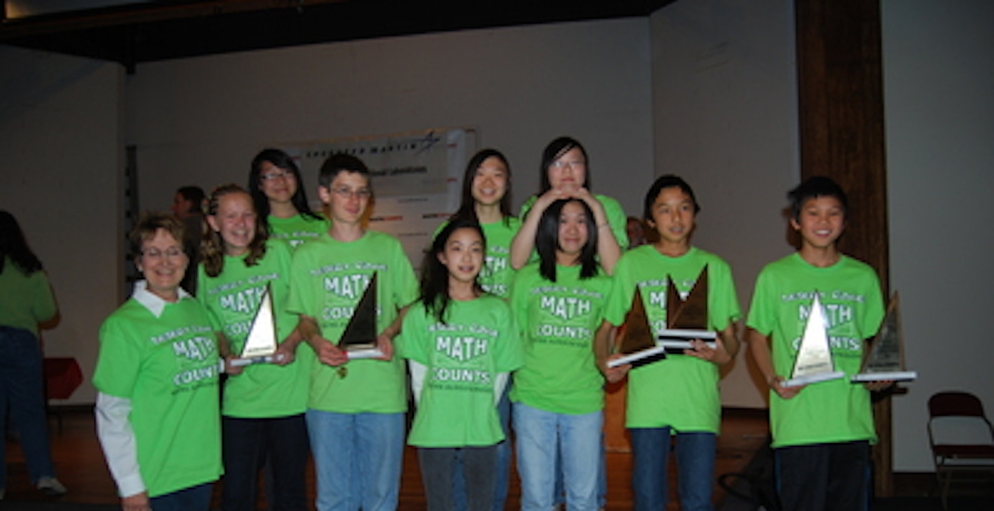 2011 Desert Ridge Math Counts Team T-Shirt Photo
