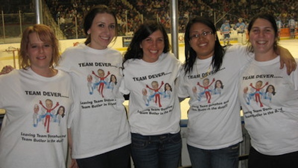 Broom Ball Fundraiser To Fight Prostate Cancer T-Shirt Photo