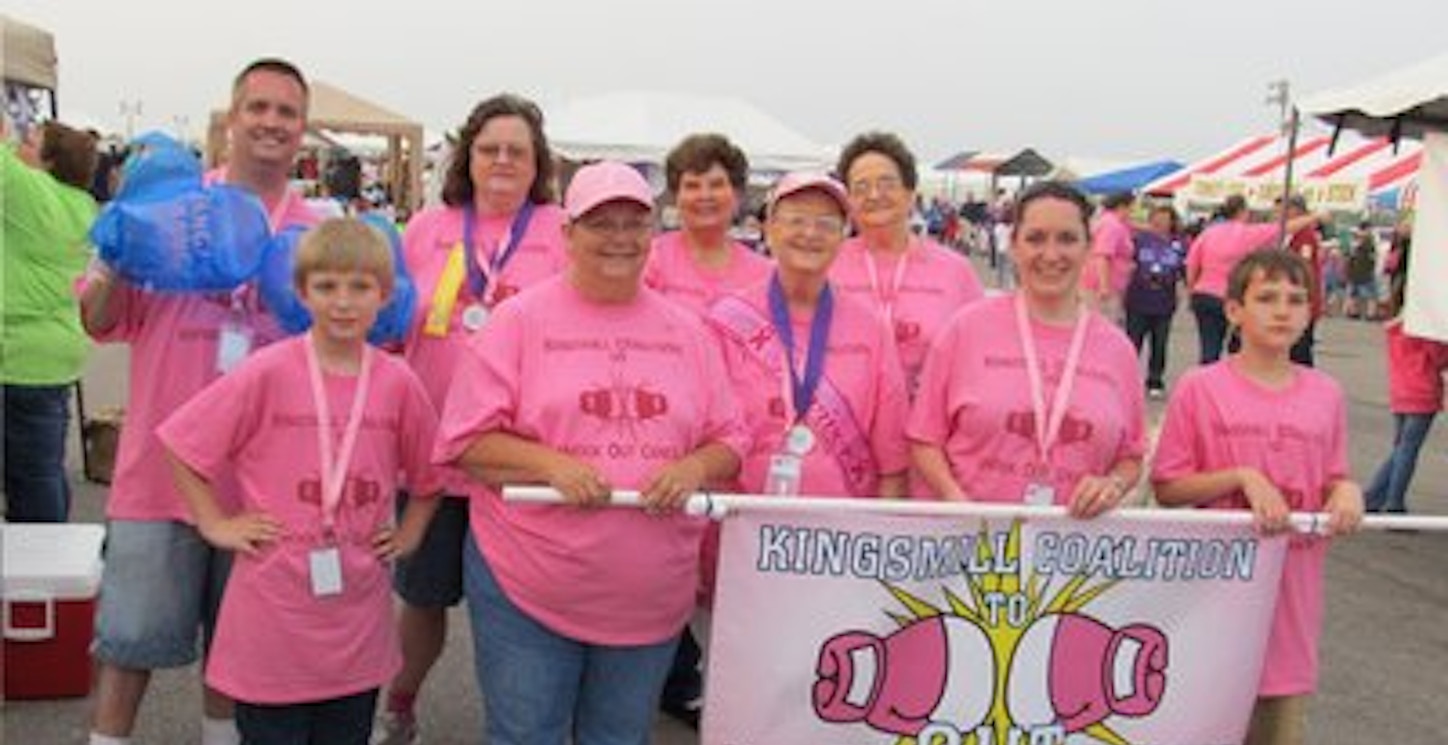 Walking For A Cure! Kingsmill Coalition To Knock Out Cancer! T-Shirt Photo